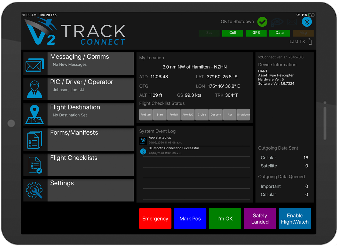 v2track Satellite & Cellular Hybrid Dual-Mode Aircraft Tracking ...